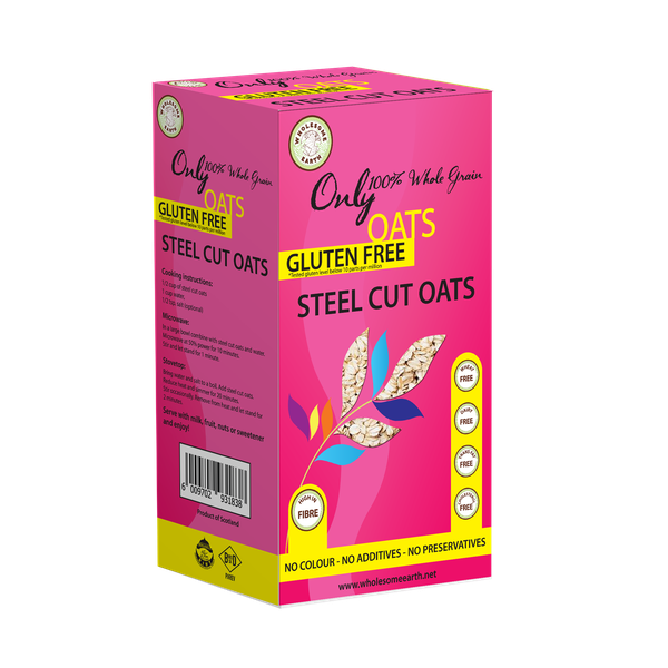 Wholesome Earth Gluten Free Steel Cut Oats 500g