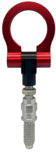 Universal Race Style Tow Hook and Screw - Red