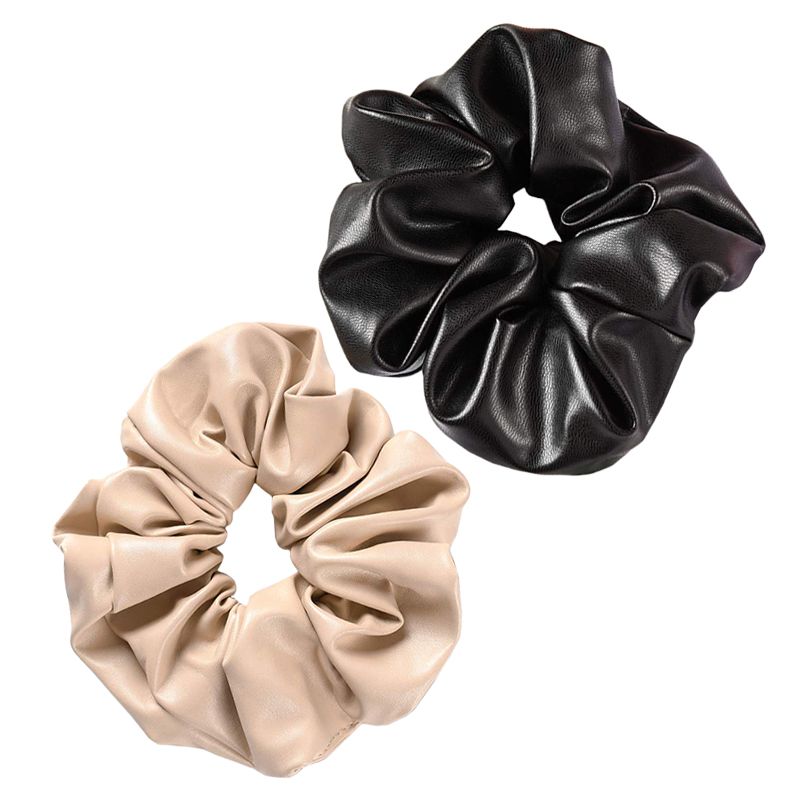 Nordik Beauty Large Vegan Leather Scrunchie - 2 Pack | Shop Today. Get ...