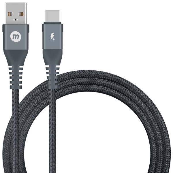 Momax Elite-Link USB-C to USB-A 5A Triple Braided Cable 1.2m Black