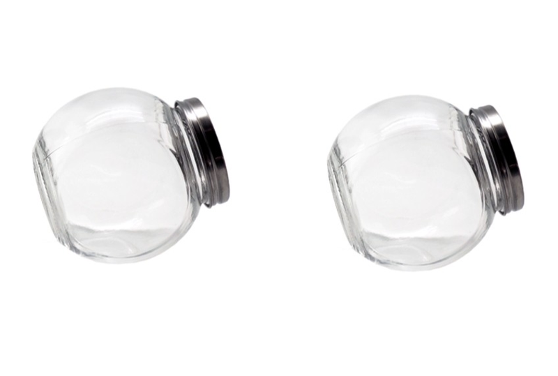 Sweets and Candies Slanted Jar - Set of 2 - 1.2L