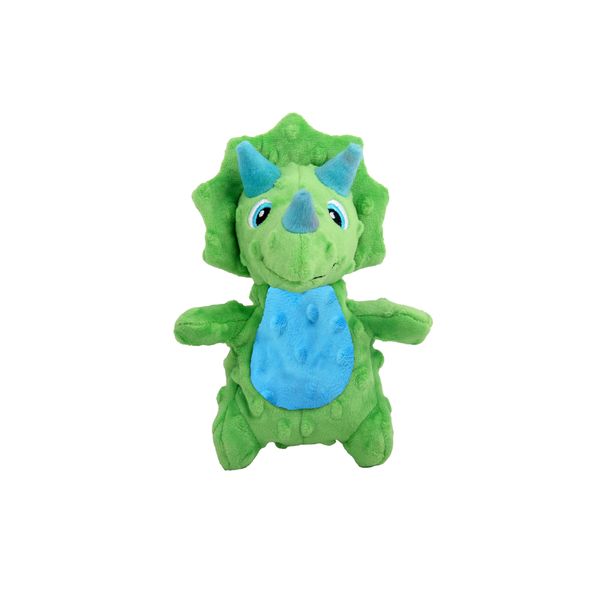 AFP Dog Toy My T-Rex Thomas the Mini Triceratops Green