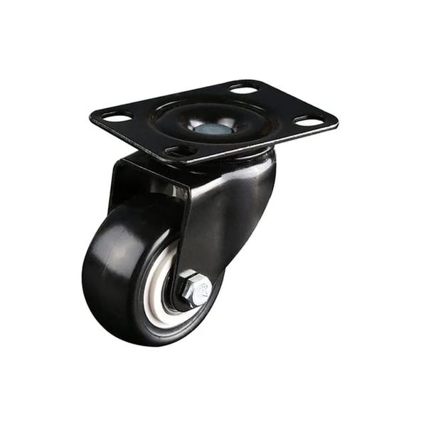 Rotatable Medium Duty Plastic Nylon Caster Wheel For Trolley Handcart
