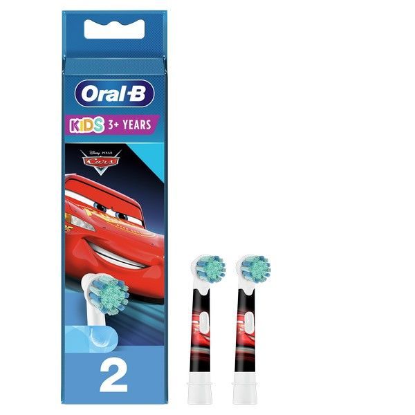 Oral-B Disney Cars replacement toothbrush heads - 2 pack