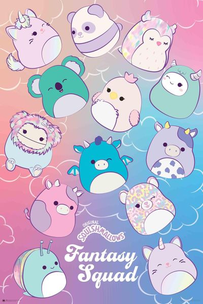 Squishmallows (Fantasy Squad) Poster