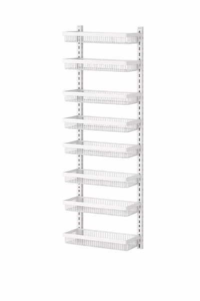 8-Tier Wall &amp; Door Mounted Storage Shelf Organizer