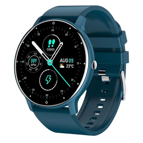 LIGE - Multifunctional Waterproof Smart Watch With Health Monitoring - Blue