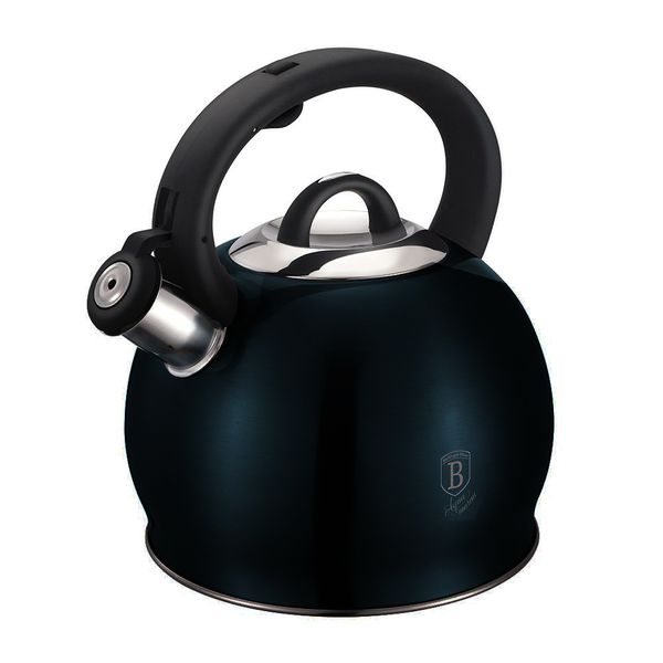 Berlinger Haus 3L-Stainless Steel Whistling Kettle - Aquamarine Edition