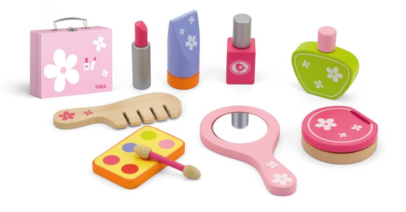 Beauty Play Set with Make Up and Mirror