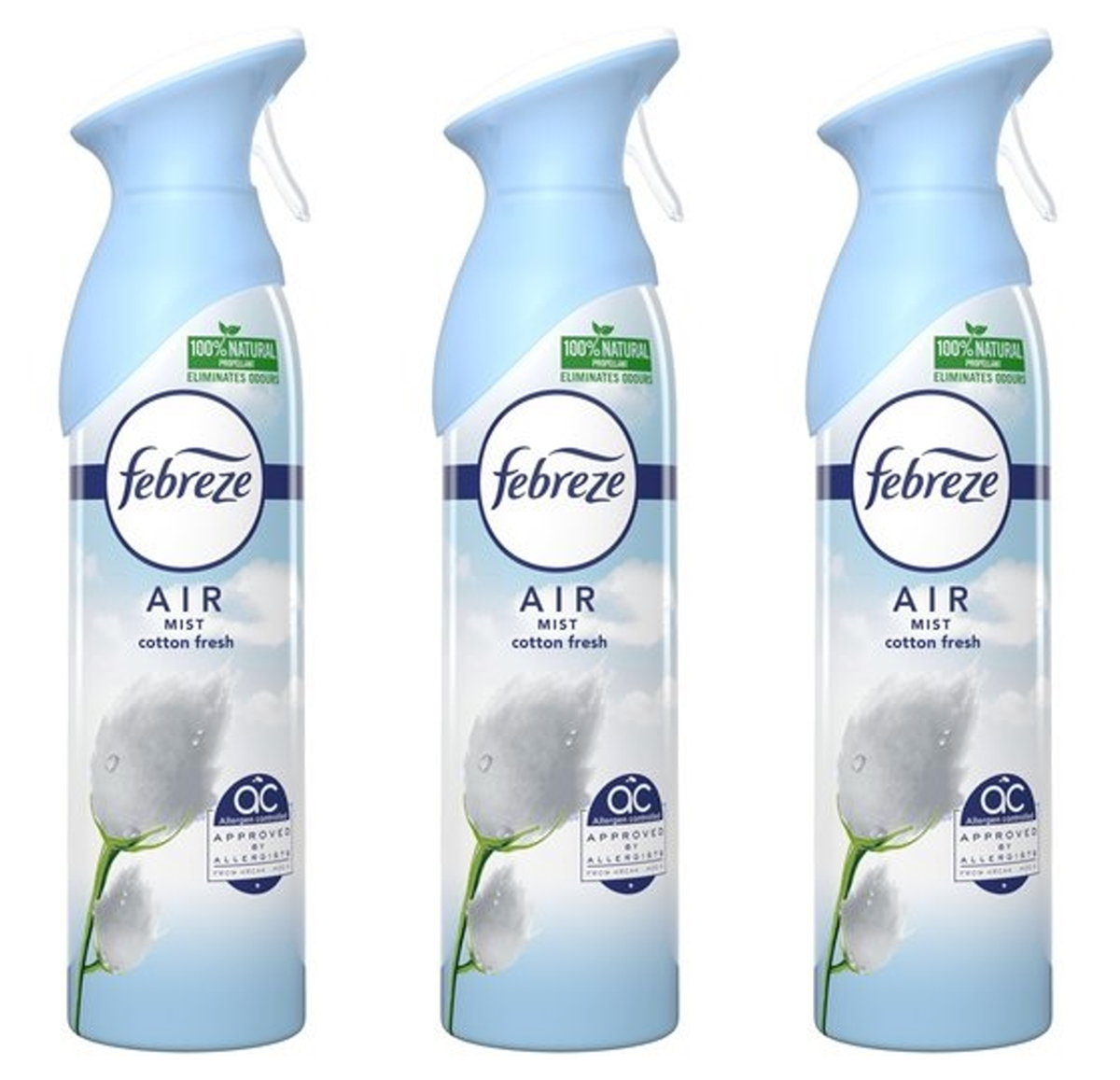 Febreze Air Freshener Blossom & Cotton Fresh 3 Pack Shop Today