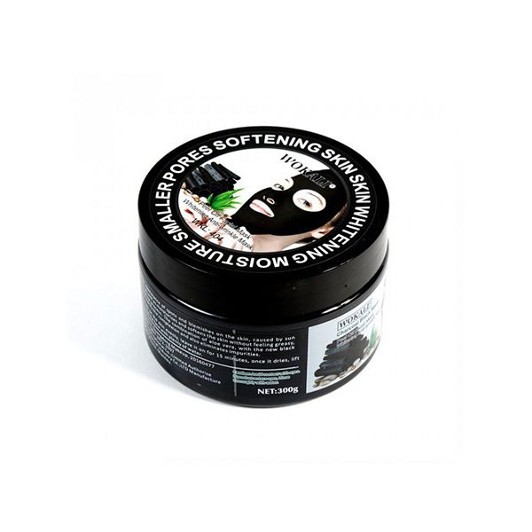 Wokali Charcoal Black Mask with Aloe Vera, Vitamin E & C 300g | Shop ...