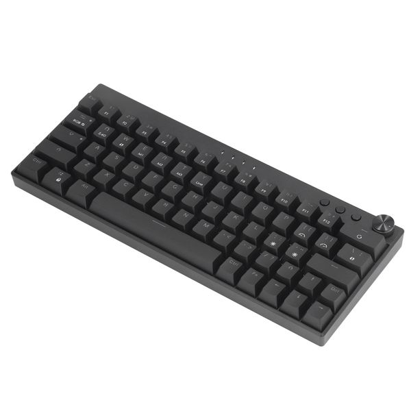 3 modes mechanical keyboard 64 keys RGB 2.4G wired red switch