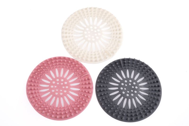 Shower - Kitchen Drain Strainers - Hair Catcher - Set of 3
