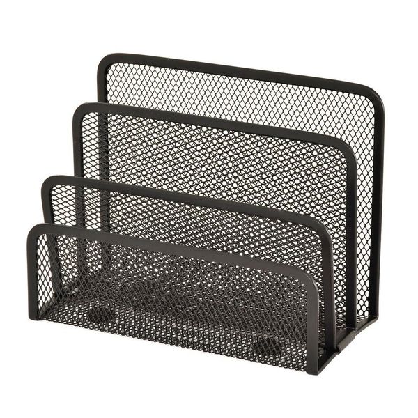 Wire Mesh Letter Holder - Black