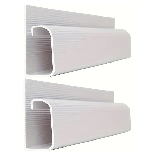2pcs: Under Desk Cable Management ducting / trunking, PVC Cable Organizer.