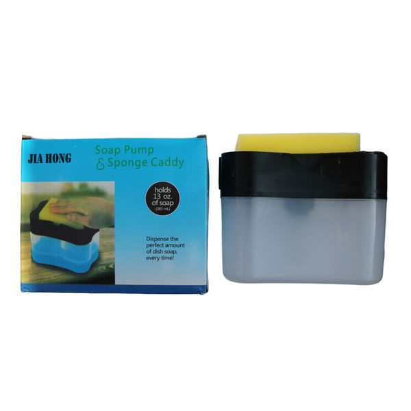 Soap Pump and Sponge Caddy