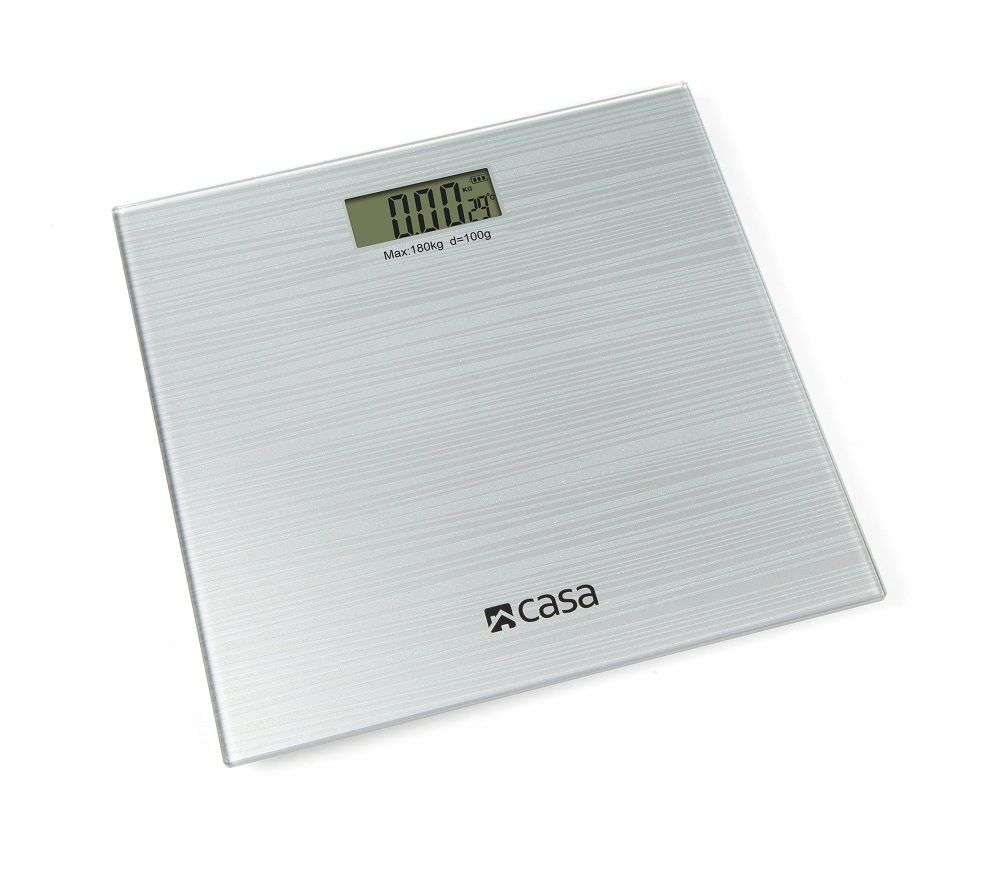 CASA Electronic Bathroom (Sparkle) Glass Scale ARGENTO Shop Today