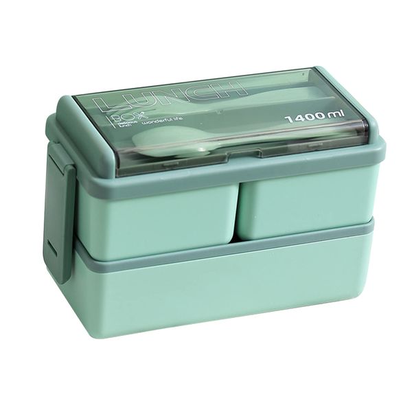 Green Oblong 1 Lunch Box