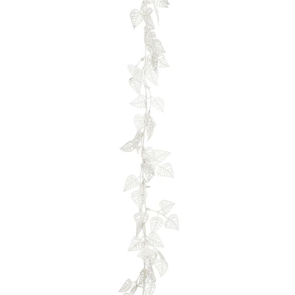Garland Leaves White Ivy 180cm
