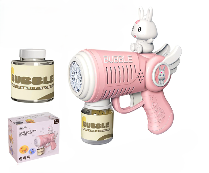 Bubble Guns with Bottles Bubble Refill Solution Summer Outdoor Toys