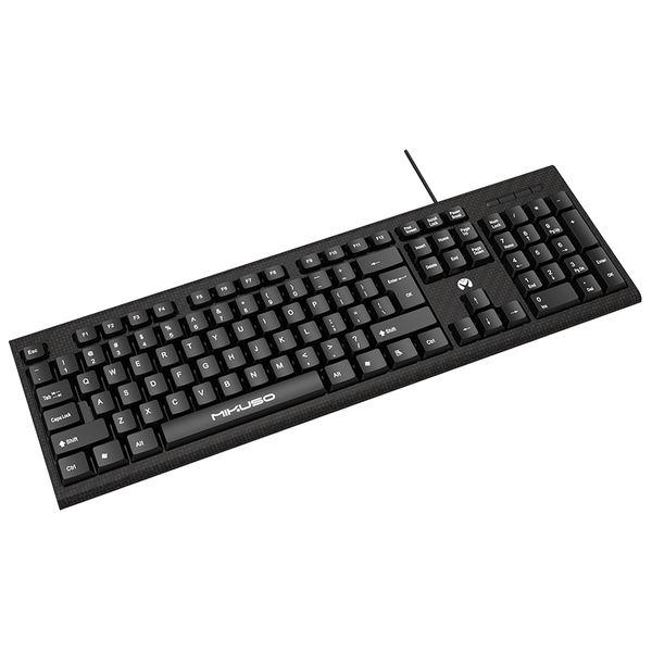 KB-049U BK Mikuso Wired Keyboard Black
