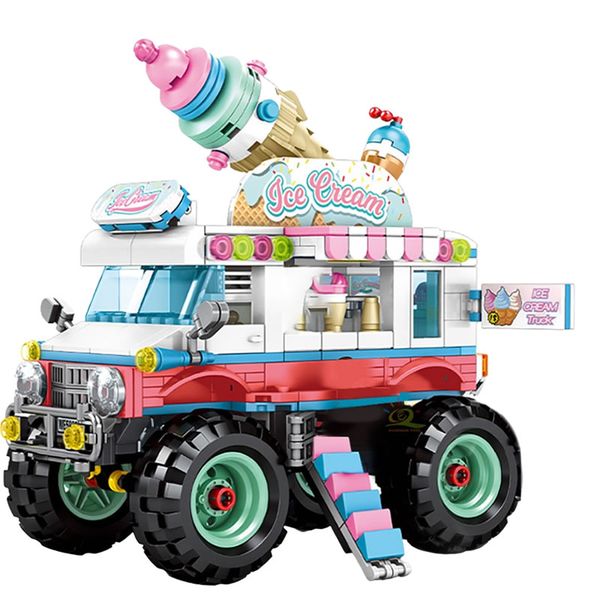 552-Piece Jeep Ice-cream Truck Building Block