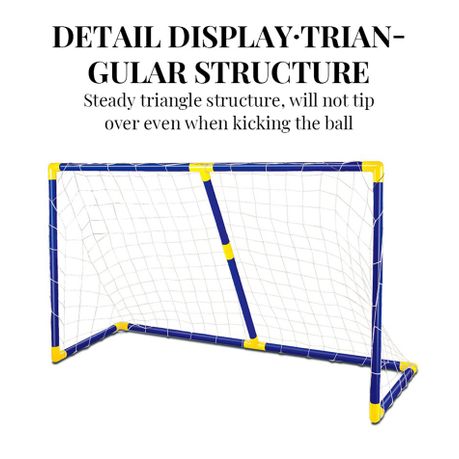 High Quality Outdoor Indoor Football Goal Post Net With Ball and