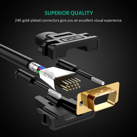 UGreen 11673 VGA Male to Male 1080P@60Hz 1m Cable-BK | Shop Today. Get it  Tomorrow! | takealot.com