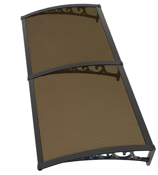 ICE AGE Curved Window Door Awning Canopy 2.4M X 1M