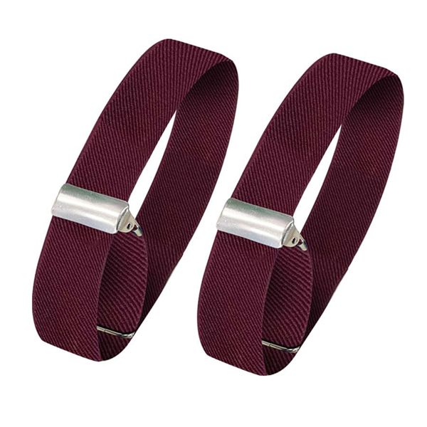A Pair Sport Armband Strap - Elastic Adjustable Shirt Garter Sleeve Holders