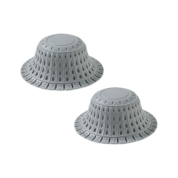 Bestby - 2 Silicone Anti-Clog Sink Drain Filter Bathroom Hair Catcher
