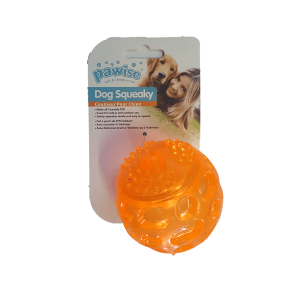 Pawise - Dog Squeaky Tennis Ball