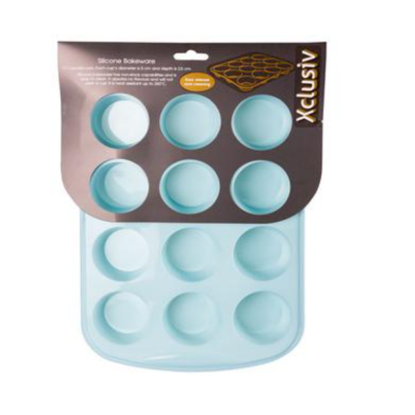 Xclusiv - 12 Hole Silicone Cupcake Pan