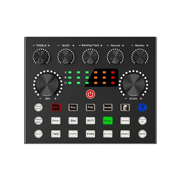 IPSTYLE Lndependent Sound Card With Colored Light Effects