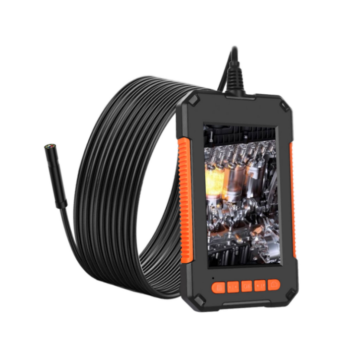 Hand held screen HD 8mm industrial endoscope used for small pipes ...