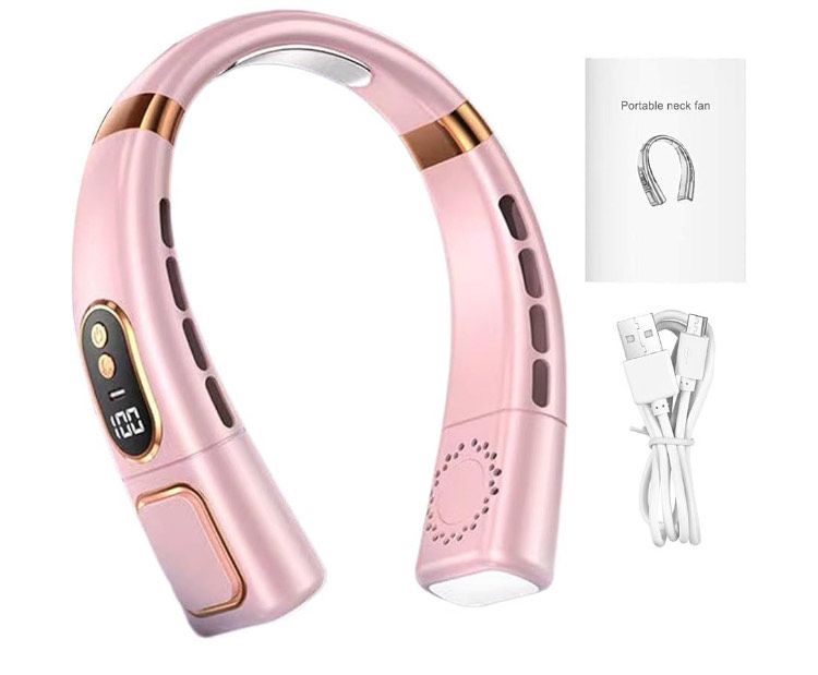 Fashion Neck Fan - Pink