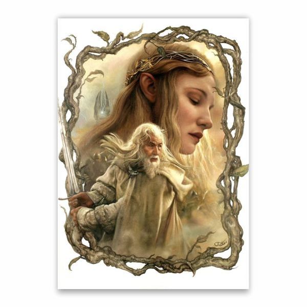 Gandalf And Galadriel Poster - A1