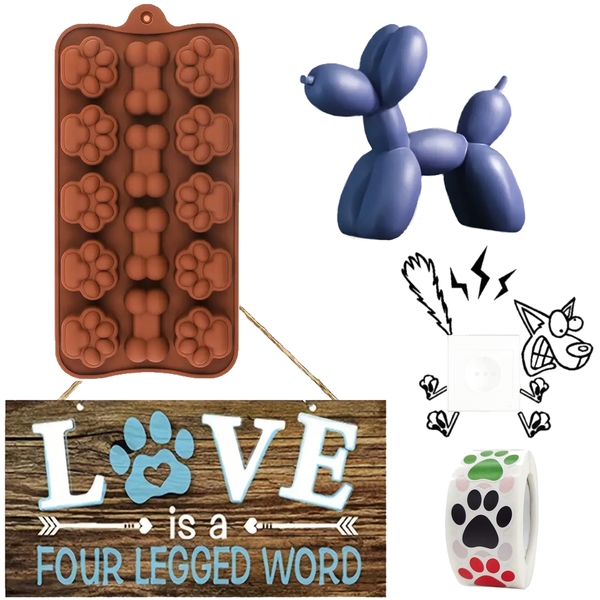 DOG LOVERS GIFT PACK for Home Kitchen &amp; Bar 5Pcs - Pet lovers gift bundle
