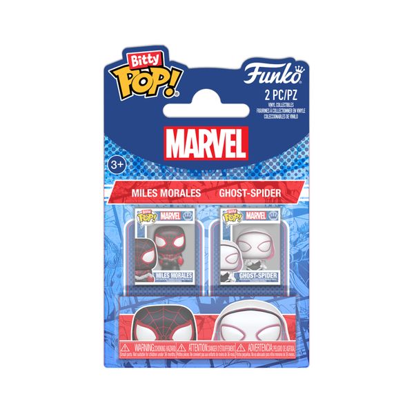 Funko Bitty Pop! Marvel: Spider-Man - Miles Morales and Ghost-Spider