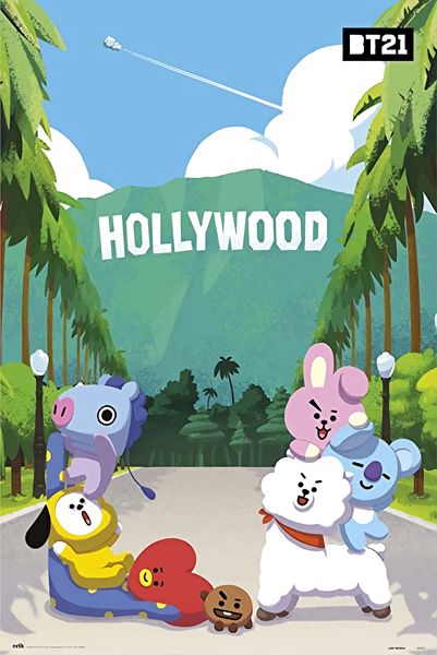 BT21 - Hollywood Poster
