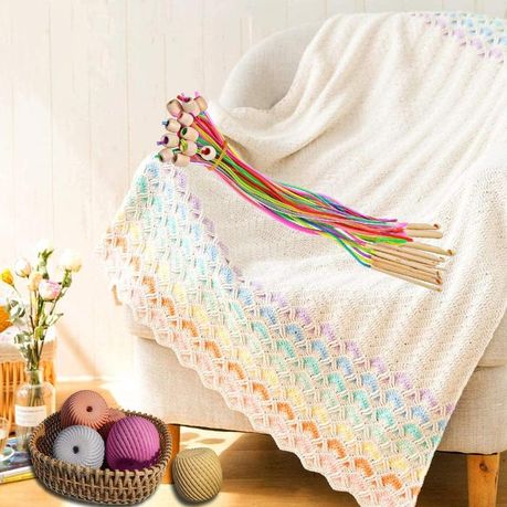 BAMBOO EXTRA LONG Tunisian Crochet Hook Set For Blankets With Cable $25.46  - PicClick AU