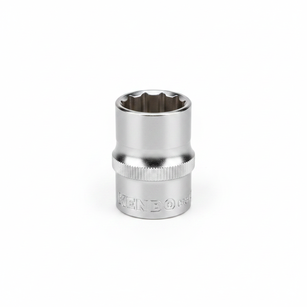 Kendo 19mm Bi-Hex Socket - 1/2 Inch Drive, 12 Point Design