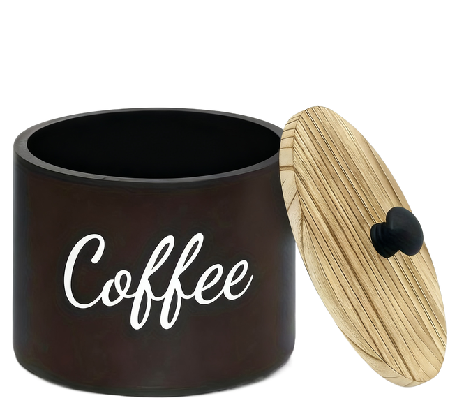 Wooden Coffee Storage Container: Home Organizer Box for Coffee Capsules