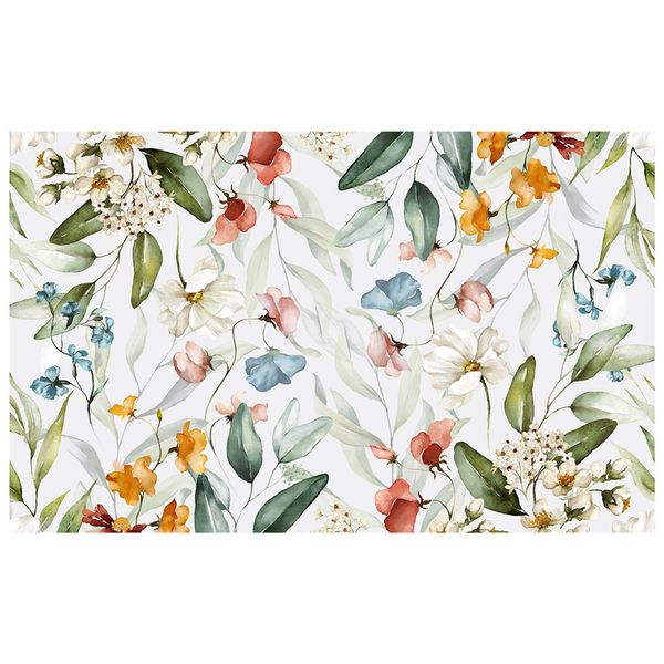 MIxed of Flowers Leave Vines Rectangle Tablecloth by Mark van Vuuren