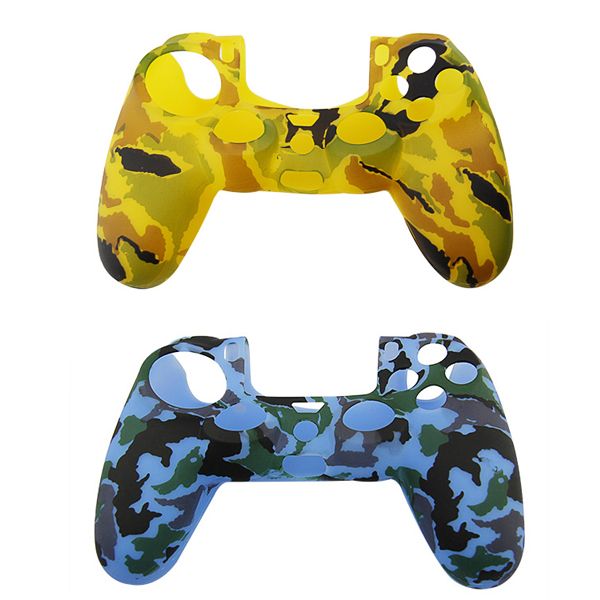 Unibright Silicone Covers (Pack of 2) Yellow and Blue for PS4