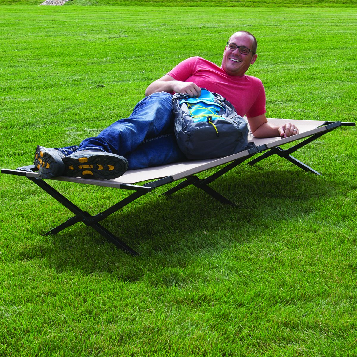 Coleman Trailhead Cot II Stretcher, Folding Bed, Steel Frame
