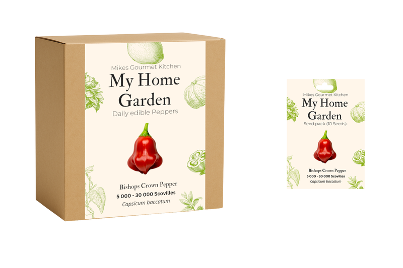 Chilli Grow Kit Complete - Bishops Crown Pepper + Seed pack