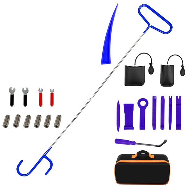 23 Pieces Car Tools Set Long Reach Kit Automotive Repair Tools With Bag