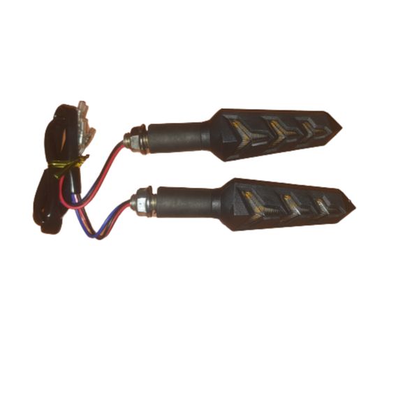 2 Piece Motorcycle LED Sequential Indicator 12v