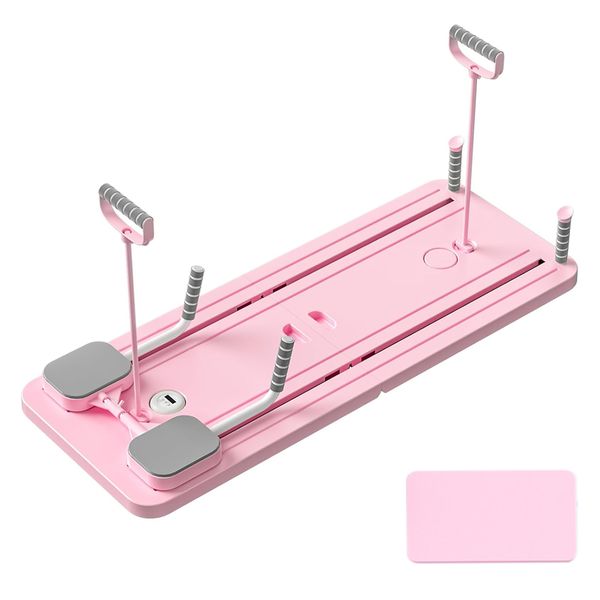 Pilates Board Reformer Foldable Ab Core Trainer Set for Home Multi Workout